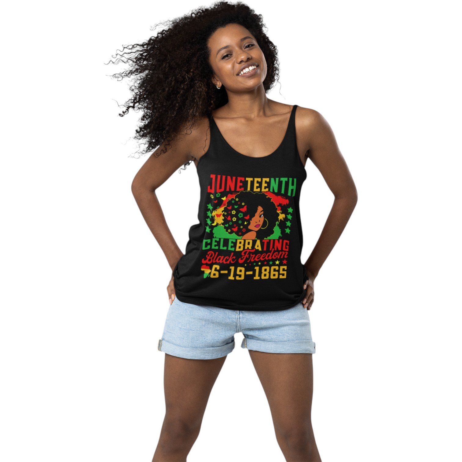 Premium Juneteenth Celebrating Black Freedom Tank Top – Celebrate Freedom in Style | Unisex Fit
