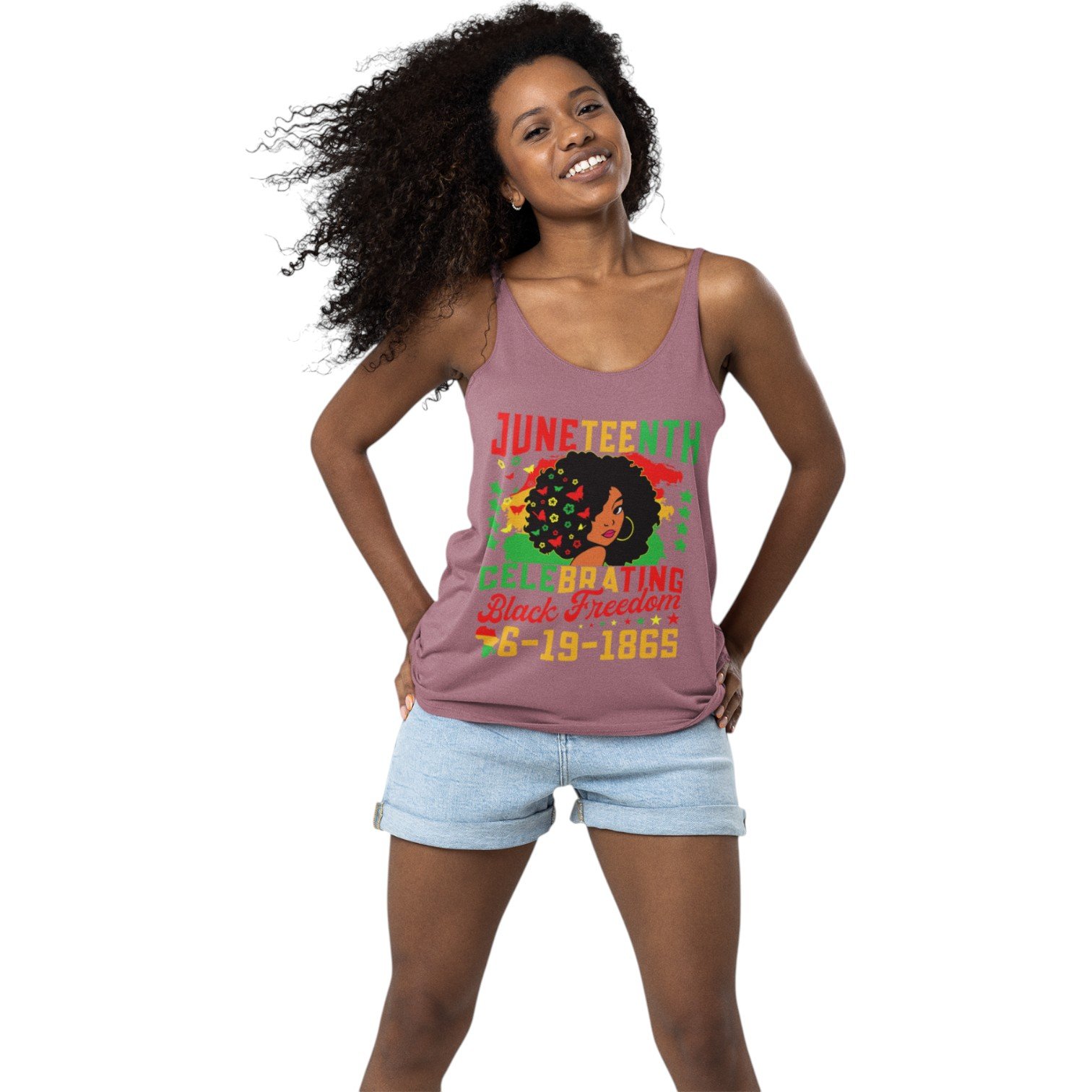 Premium Juneteenth Celebrating Black Freedom Tank Top – Celebrate Freedom in Style | Unisex Fit - Image 2