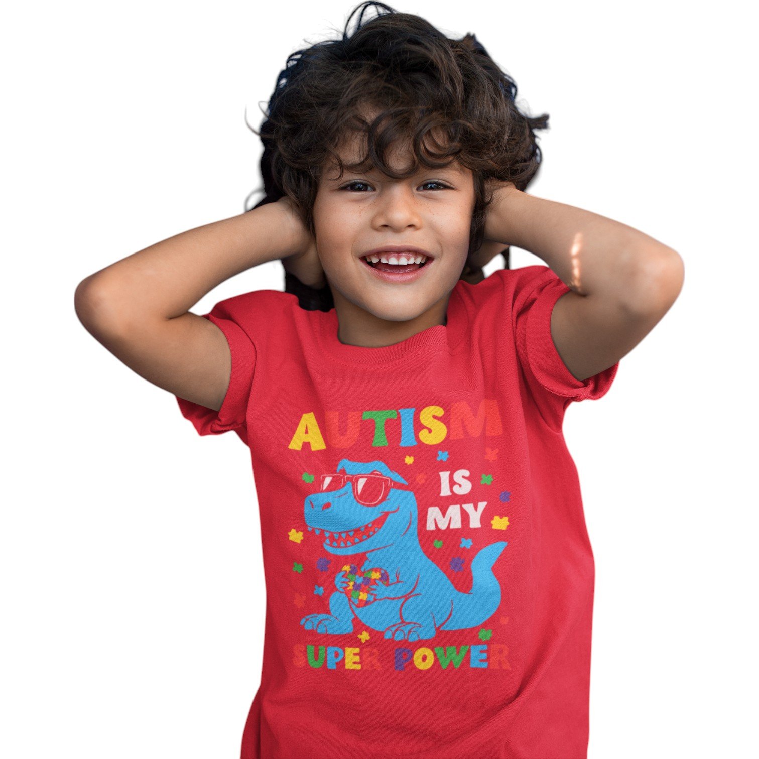 Kids’ Little Hero “Autism Is My Super Power” Tee – Premium Comfort Fit - Image 9