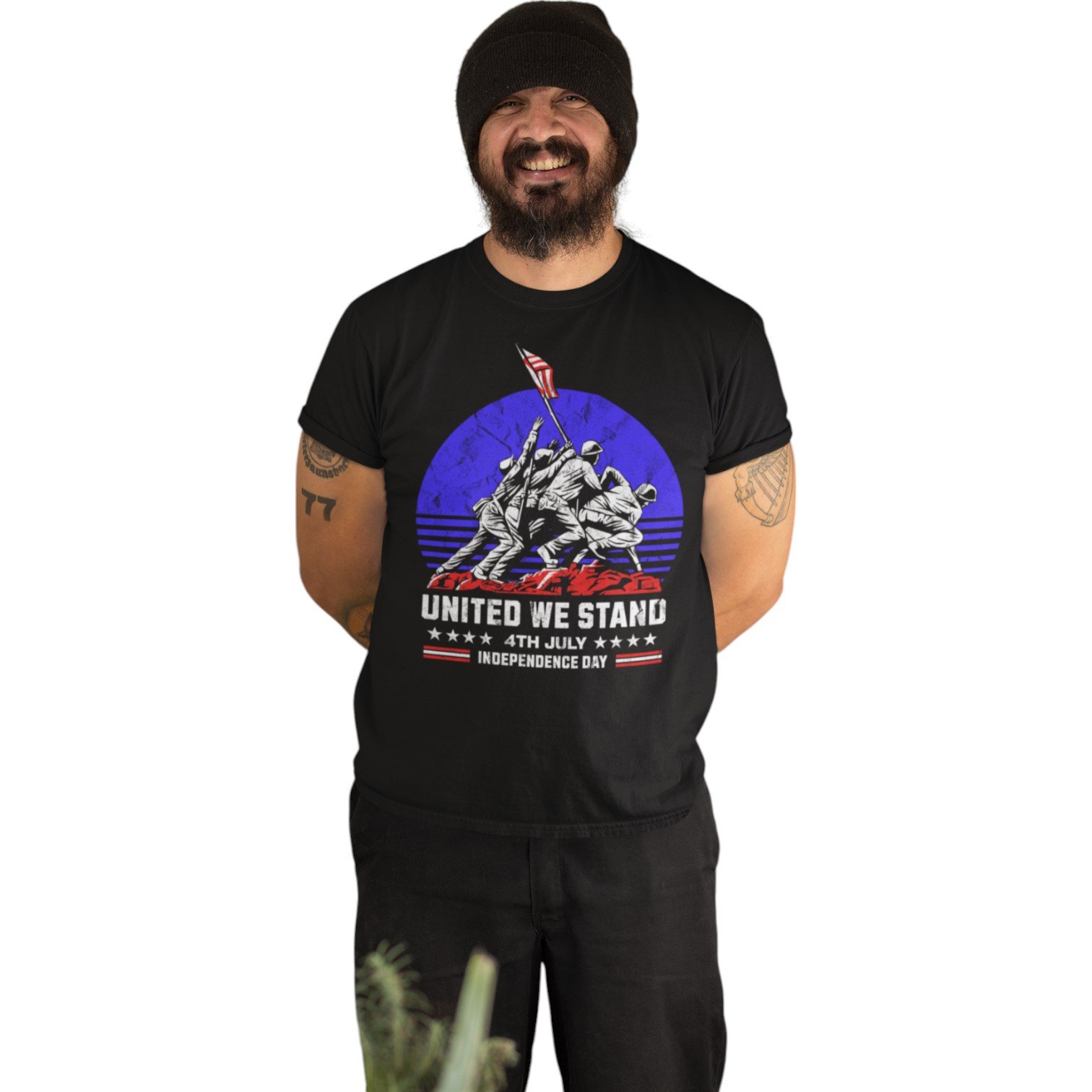 Premium United We Stand Unisex T-Shirt – Patriotic & Comfy USA Apparel - Image 4