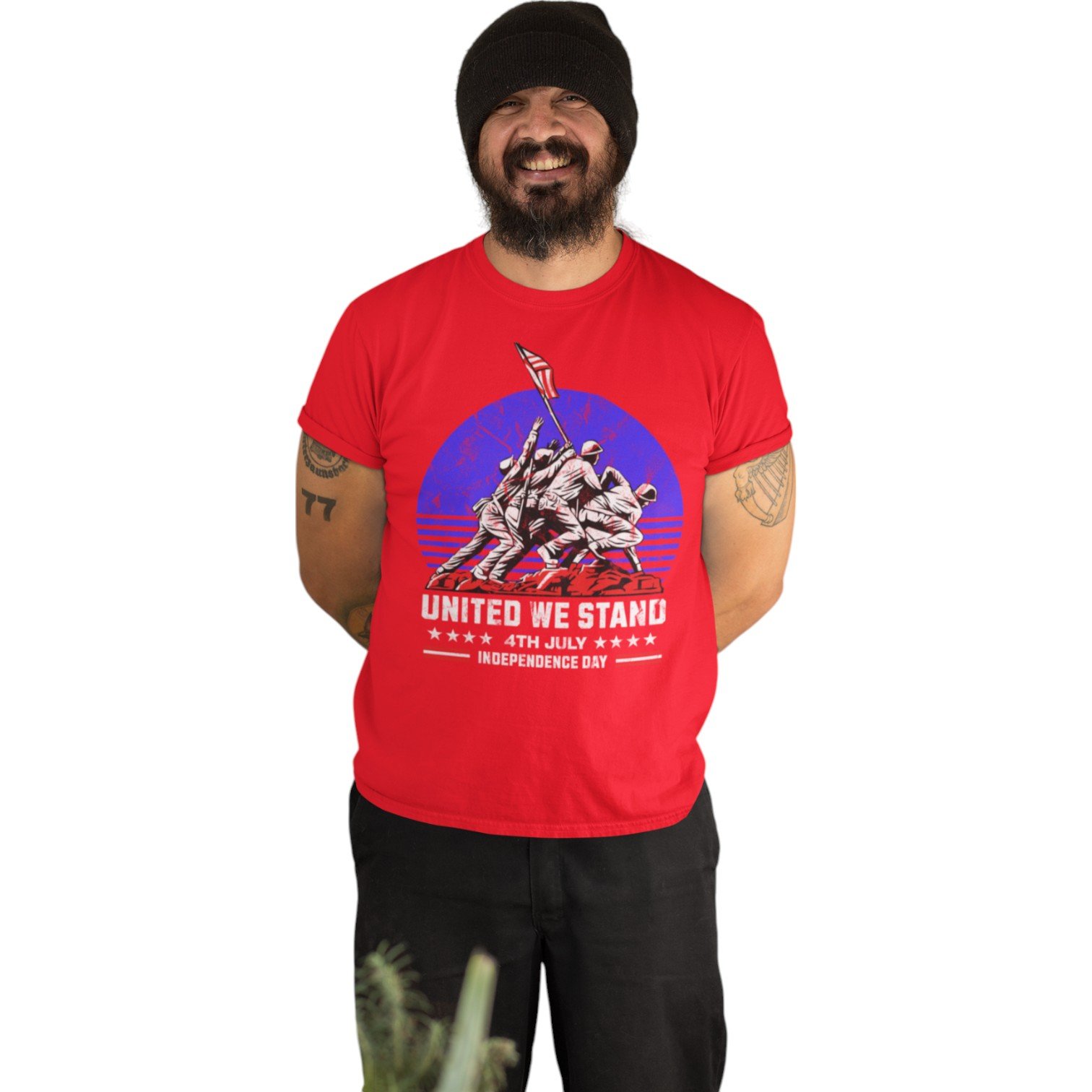 Premium United We Stand Unisex T-Shirt – Patriotic & Comfy USA Apparel