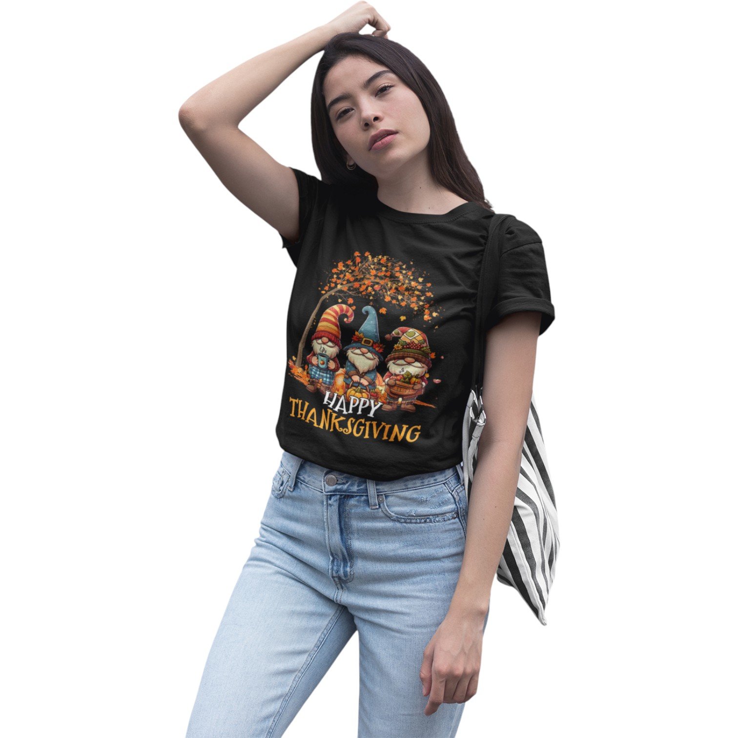 Happy Thanksgiving Gnomes Tee - Image 8
