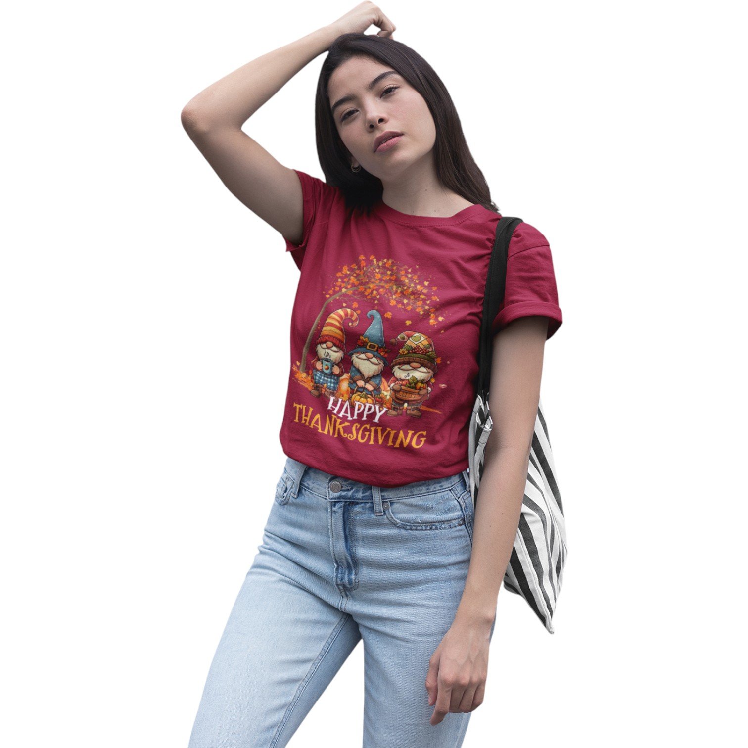 Happy Thanksgiving Gnomes Tee - Image 12