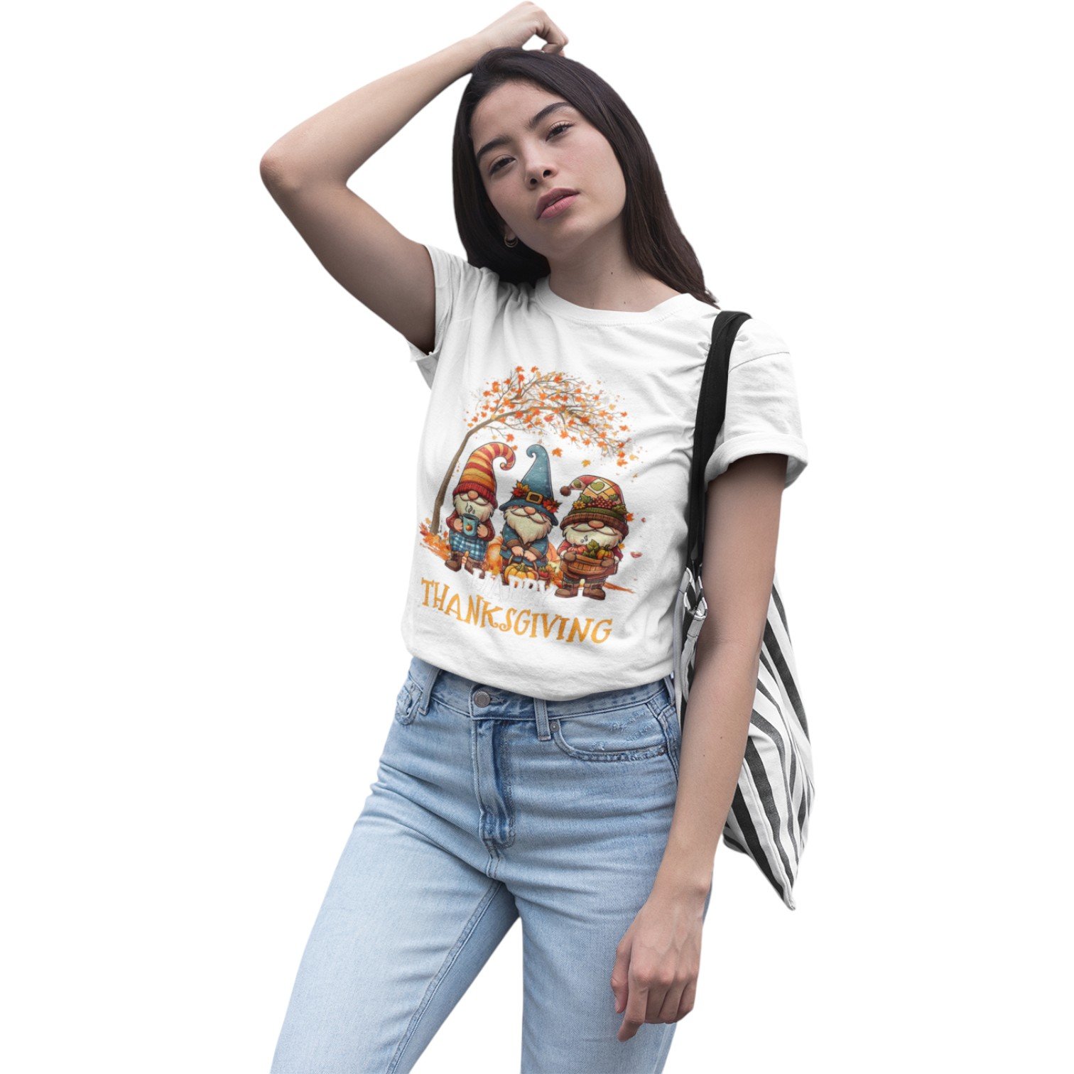 Happy Thanksgiving Gnomes Tee - Image 15