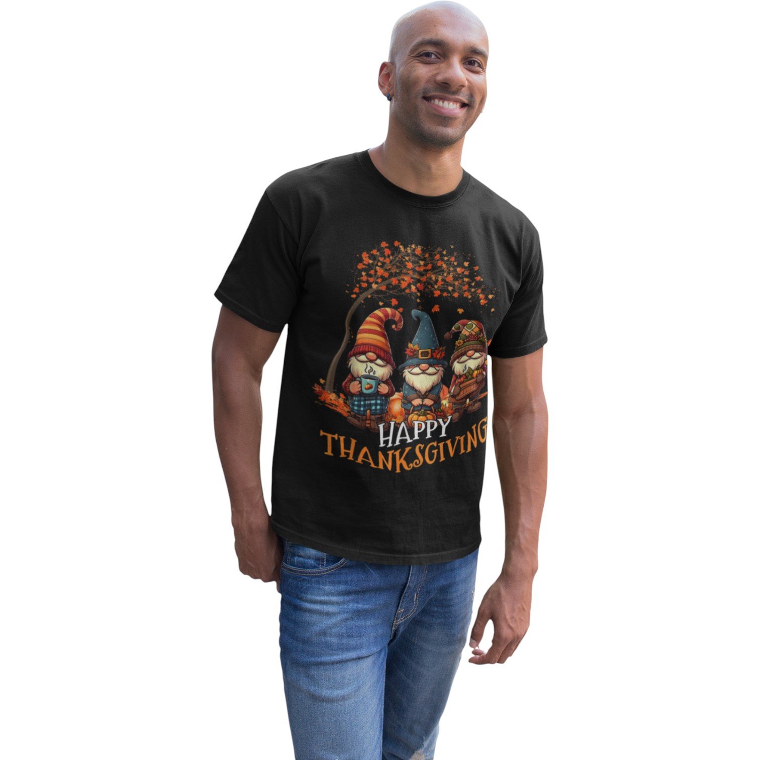 Happy Thanksgiving Gnomes Tee - Image 7