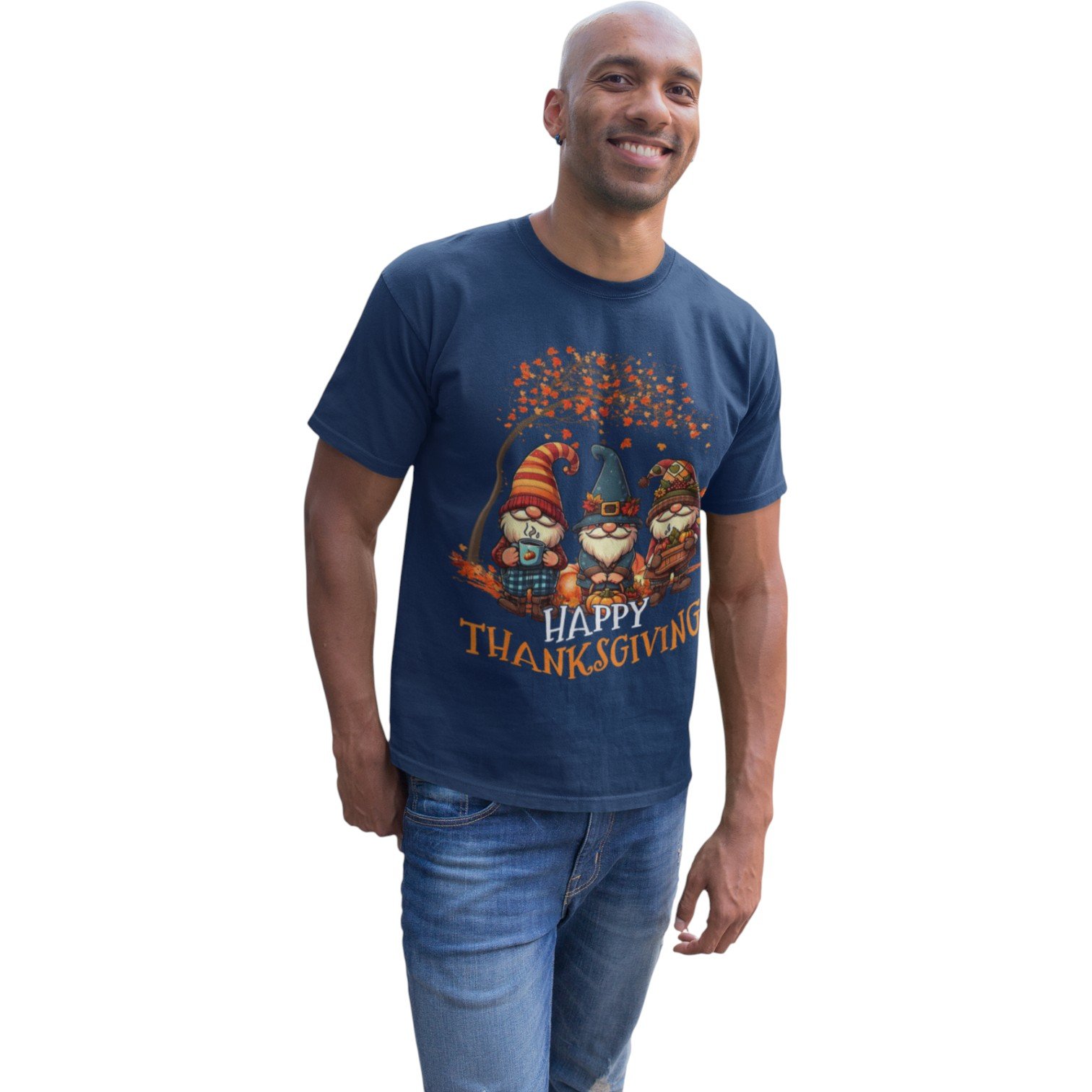 Happy Thanksgiving Gnomes Tee - Image 3