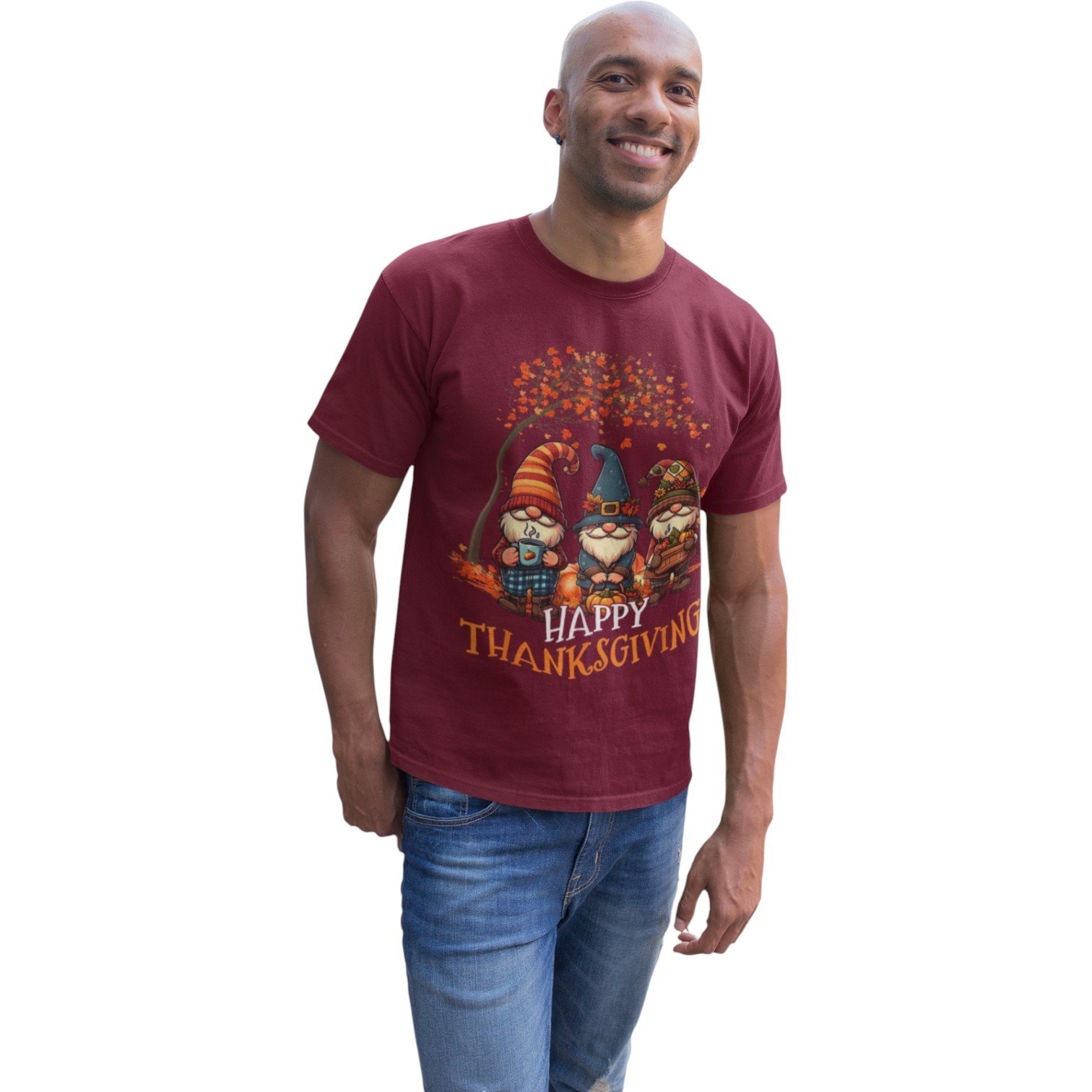 Happy Thanksgiving Gnomes Tee - Image 16