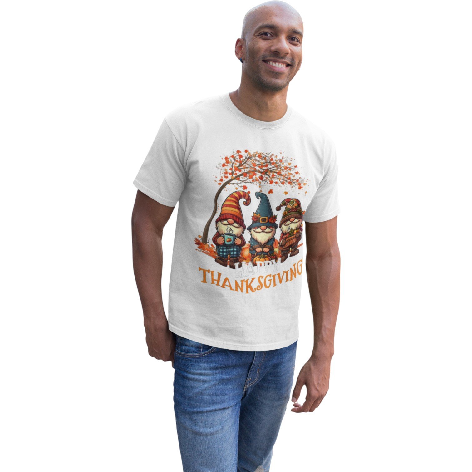 Happy Thanksgiving Gnomes Tee - Image 5