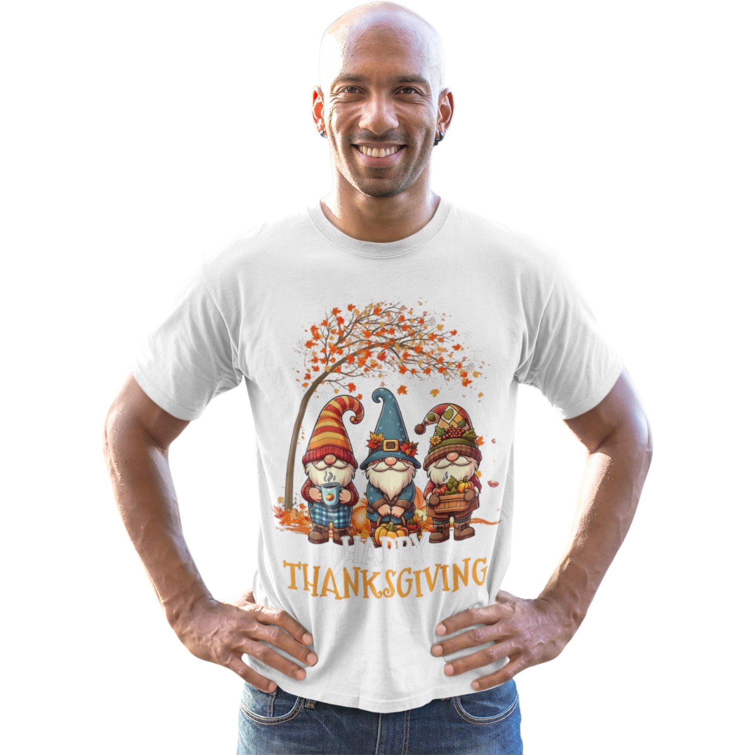 Happy Thanksgiving Gnomes Tee - Image 13