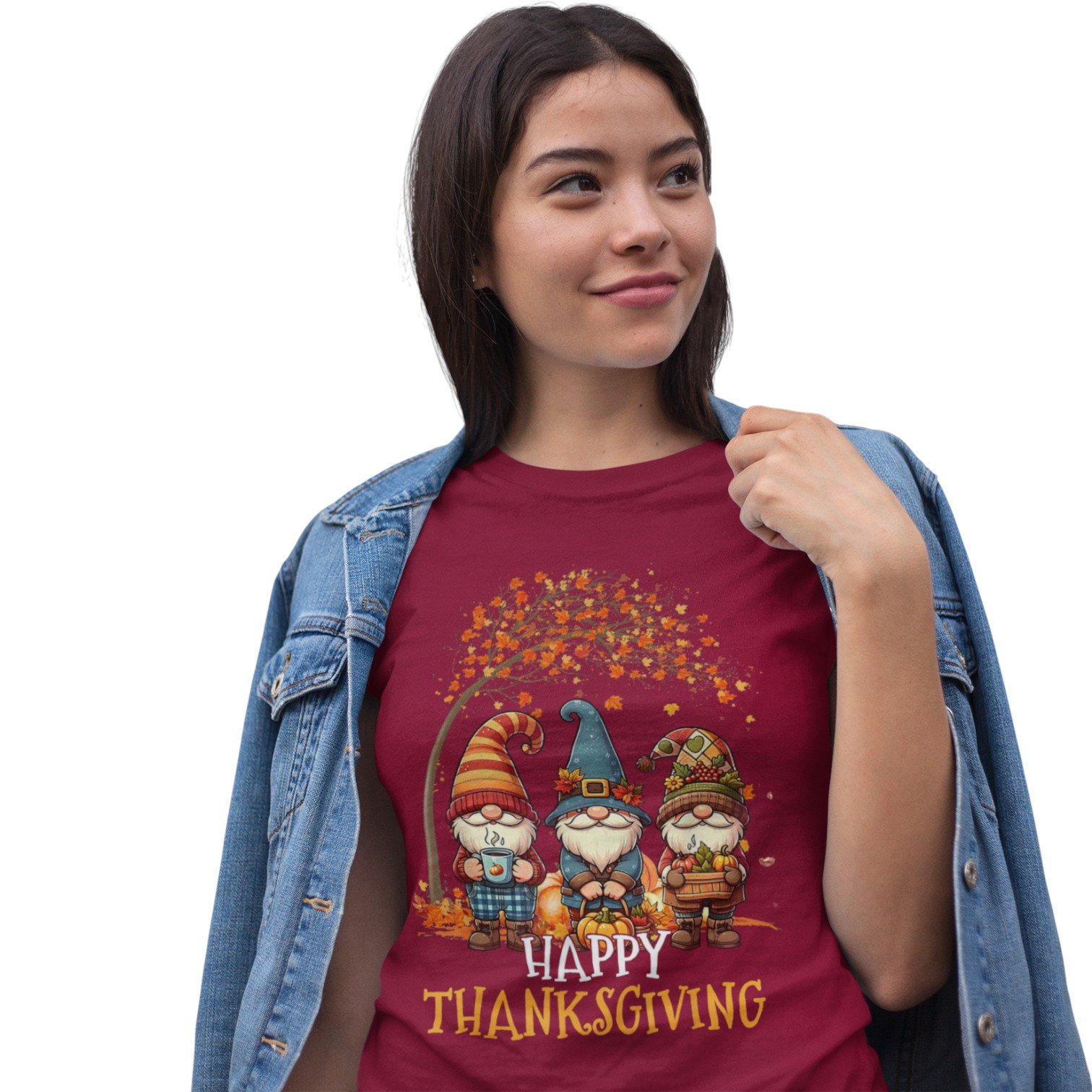 Happy Thanksgiving Gnomes Tee - Image 4