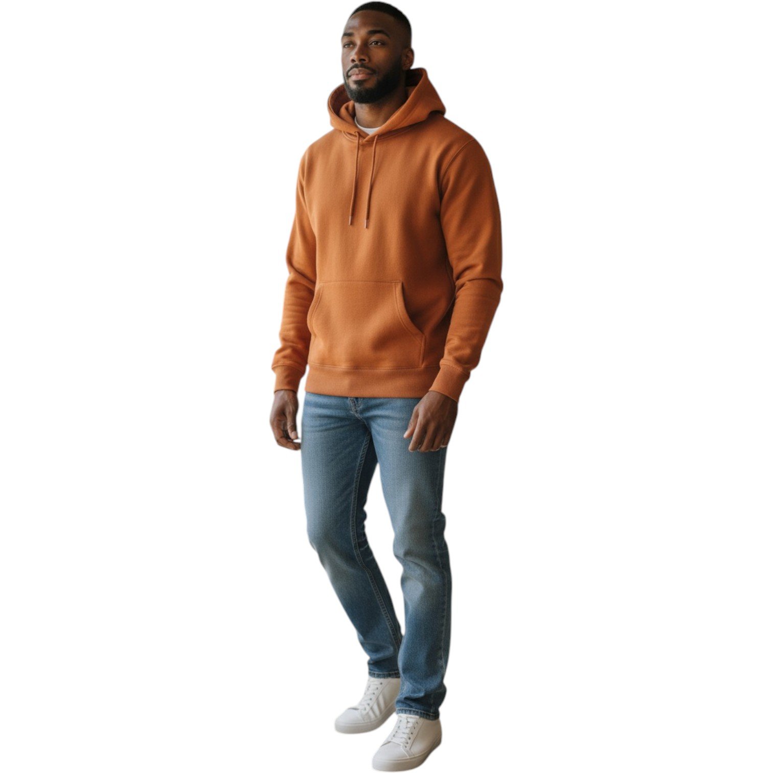 Unisex Heavyweight Organic Brushed Hoodie - Image 9