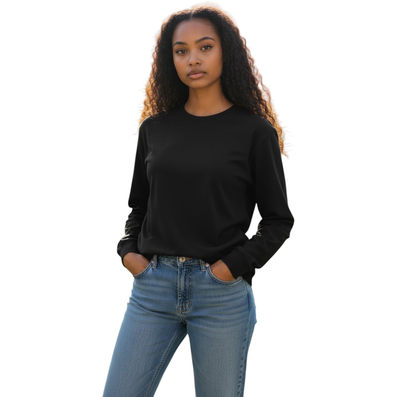 Premium Midweight Supima® Long Sleeve Tee