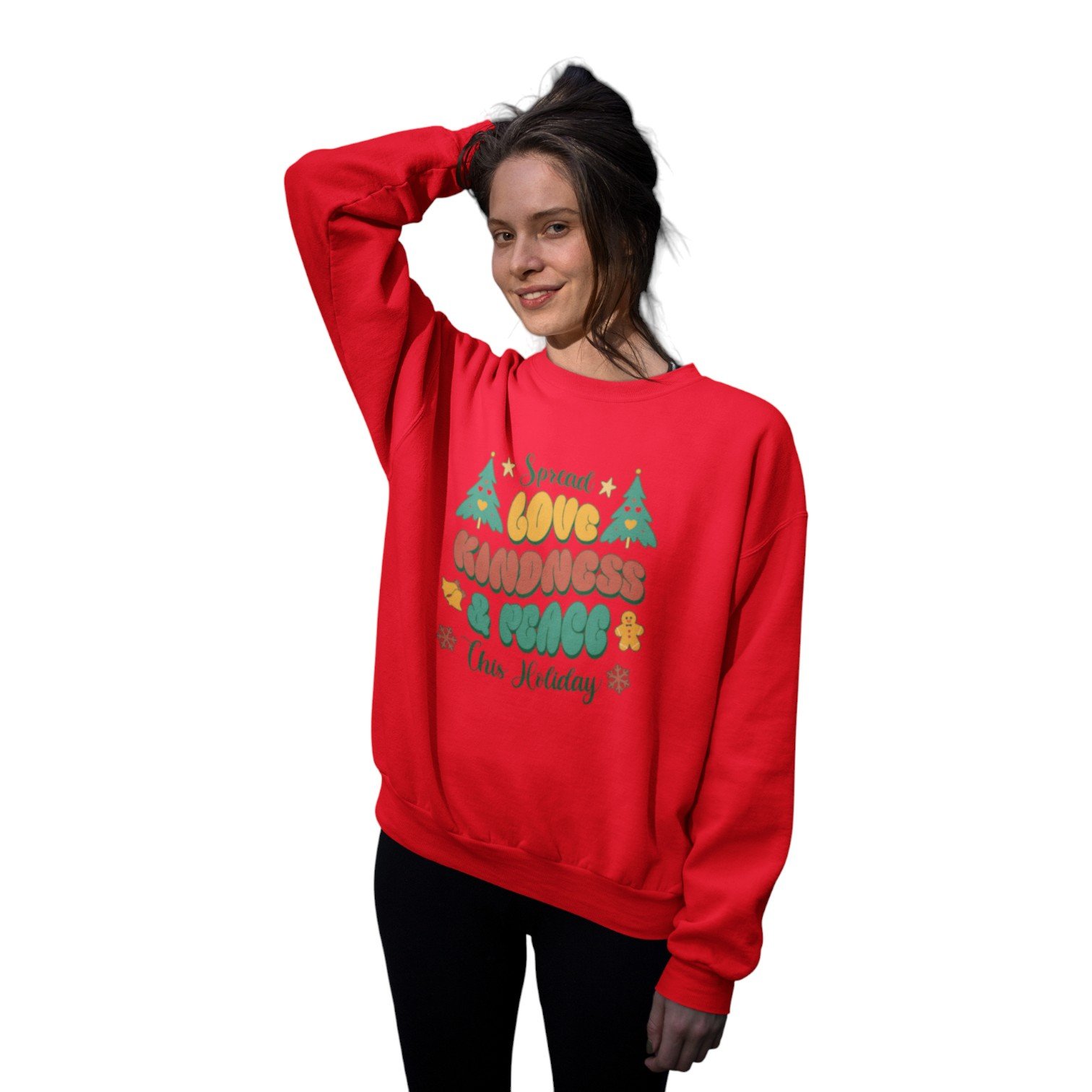 Spread Love, Kindness & Peace Christmas Sweatshirt