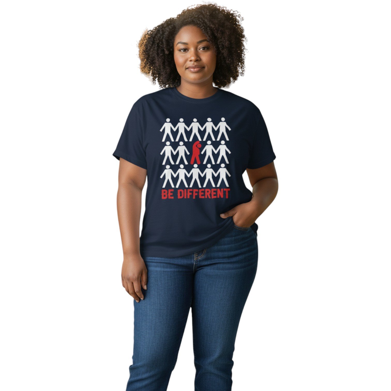 Be Different Motivational T-Shirt – Unisex - Image 10