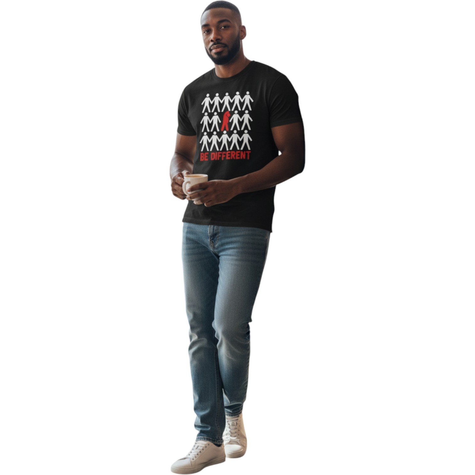 Be Different Motivational T-Shirt – Unisex - Image 12