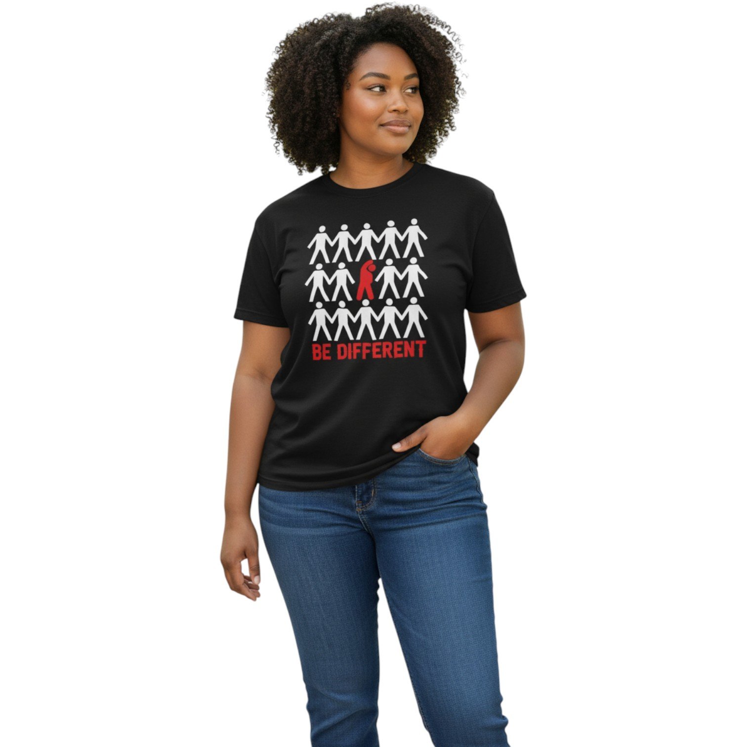 Be Different Motivational T-Shirt – Unisex - Image 9
