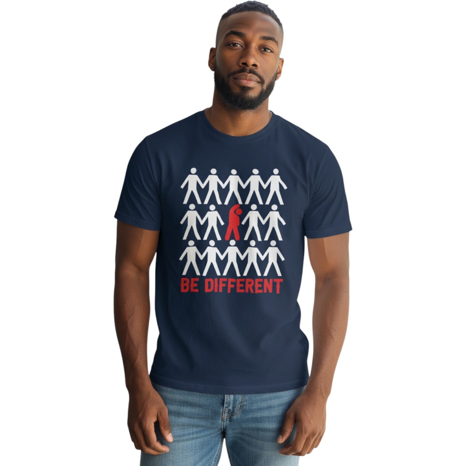 Be Different Motivational T-Shirt – Unisex - Image 7