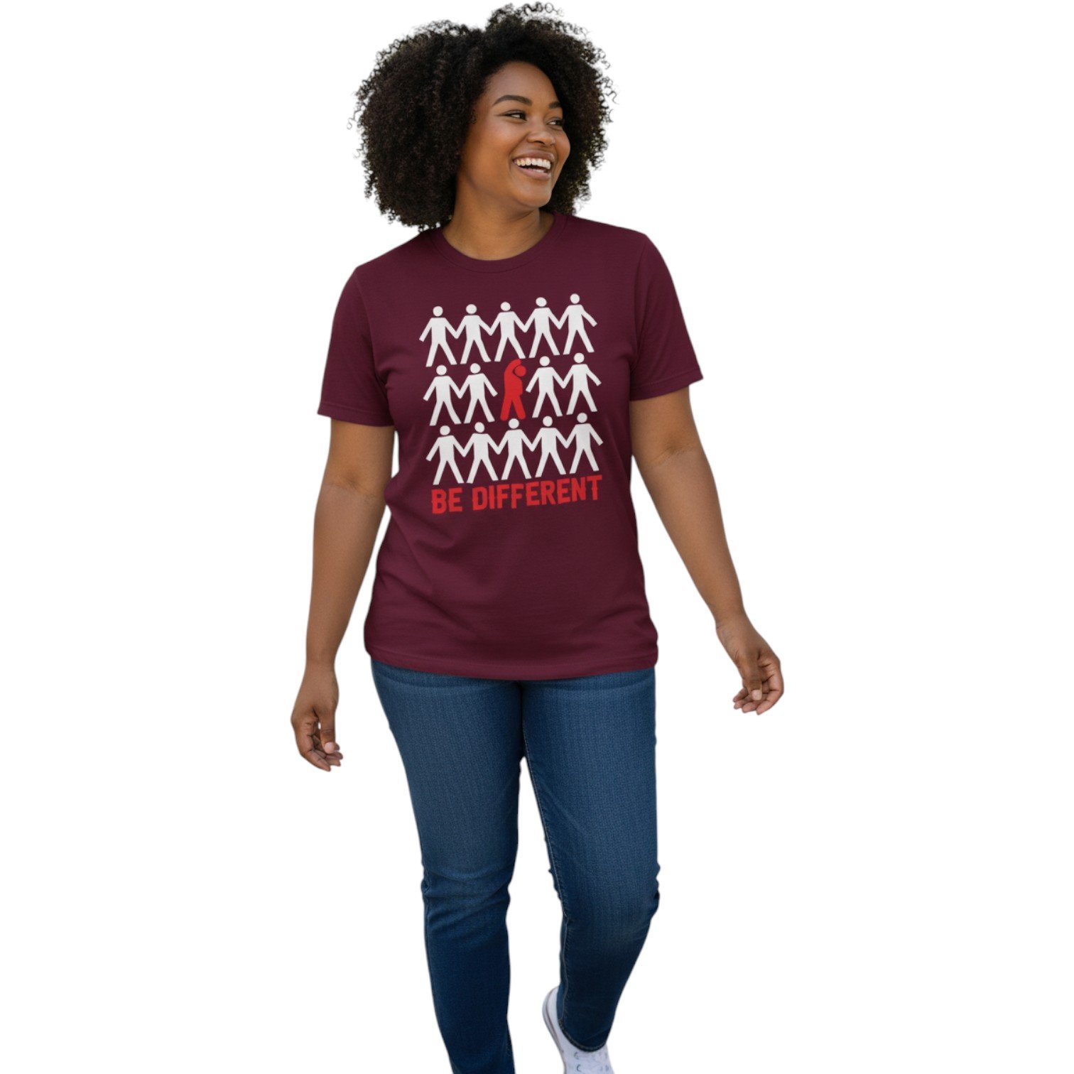 Be Different Motivational T-Shirt – Unisex - Image 8
