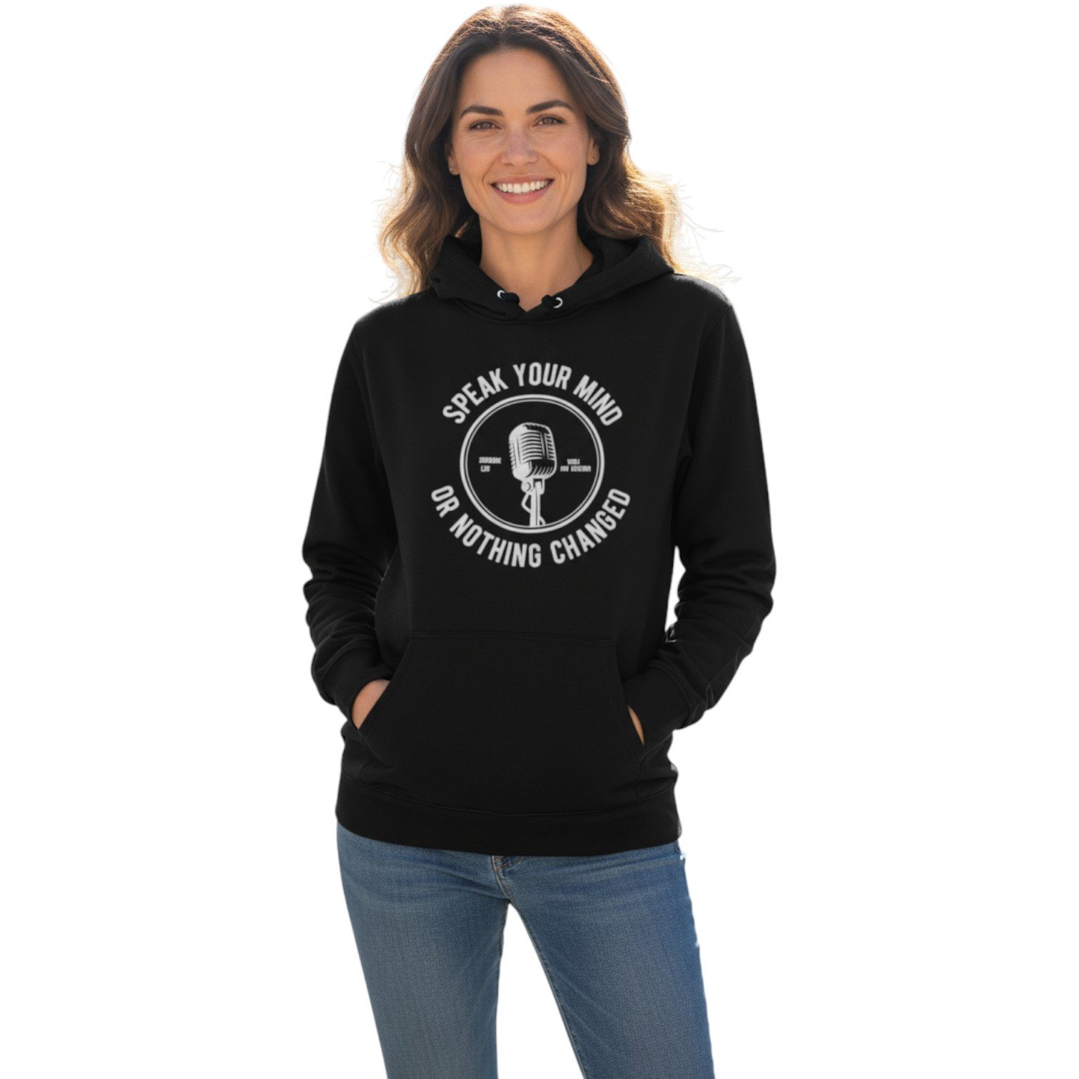 Speak Your Mind Hoodie – Motivational Unisex Pullover Sweatshirt