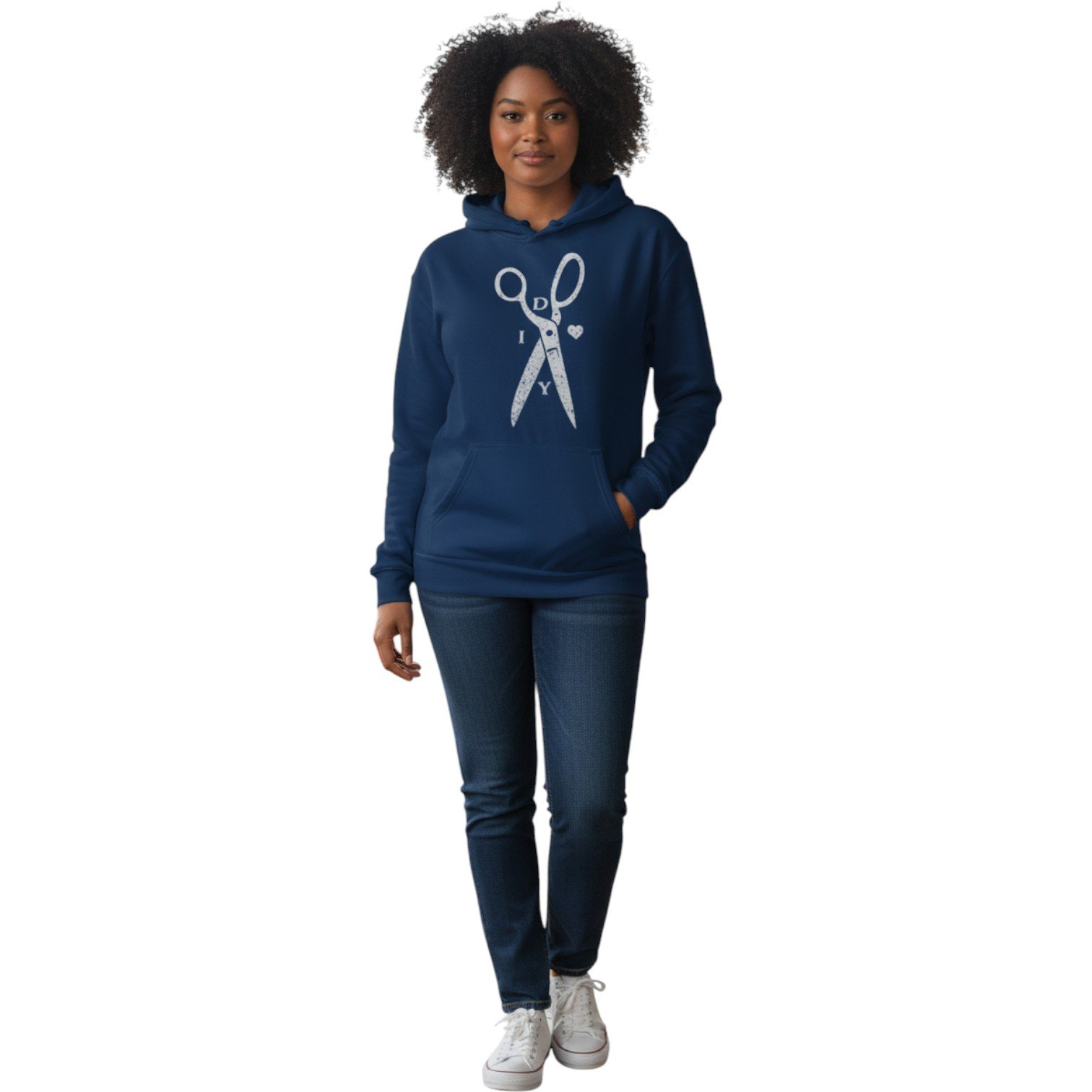 Pause & Reflect DIY Scissors Hoodie – Unisex - Image 7