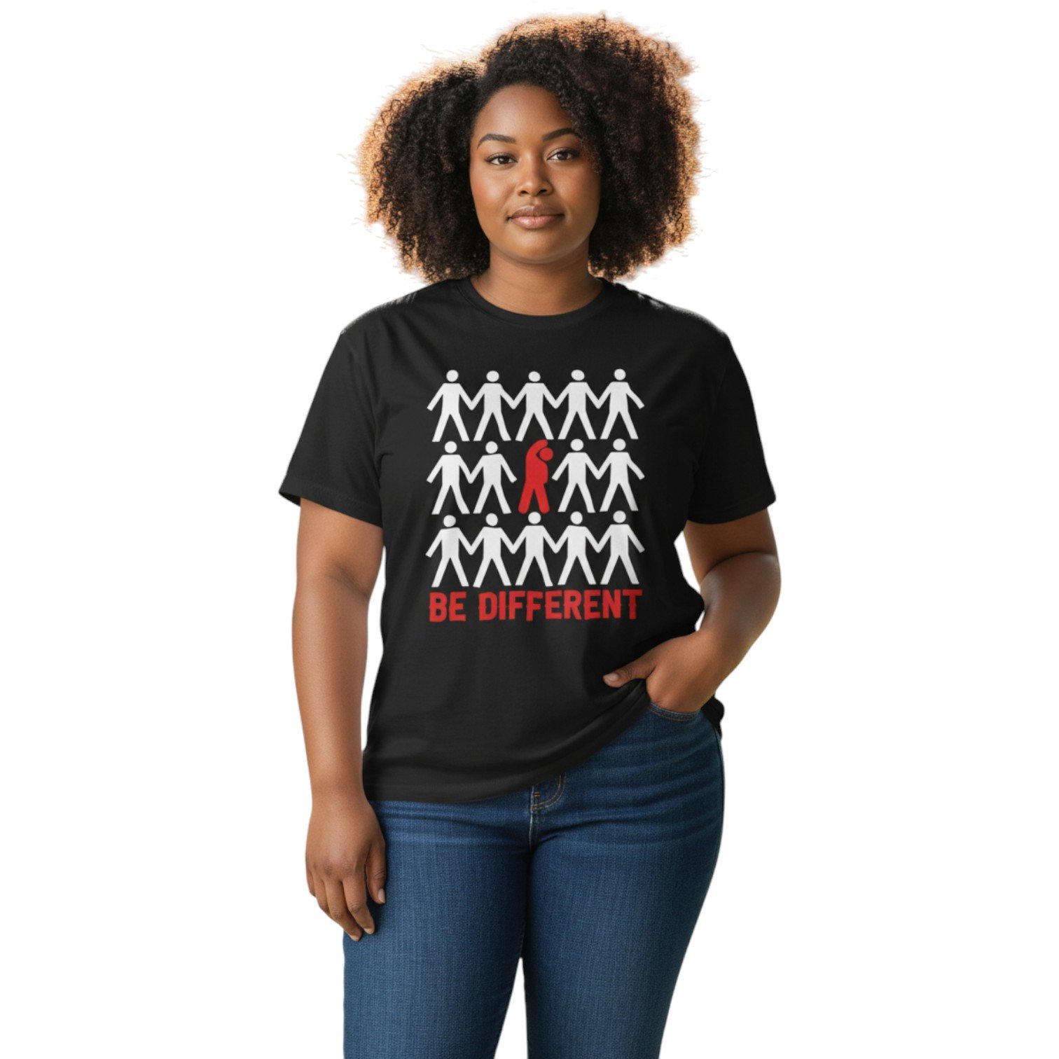 Be Different Motivational T-Shirt – Unisex